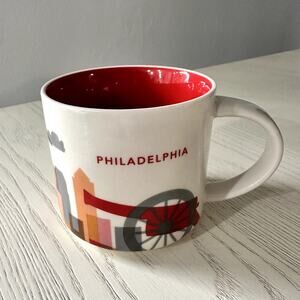 Starbucks 2016 You Are Here Collection Philadelphia 14 OZ Red
